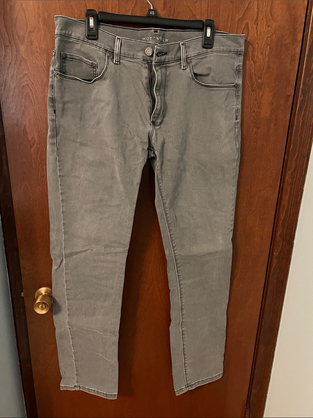 Mott & Bow Gray Slim Jeans 34x34